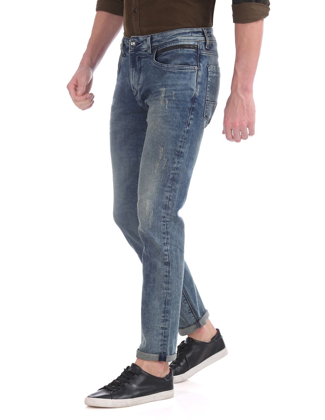 Ed Hardy Men Casual Wear Solid Jeans